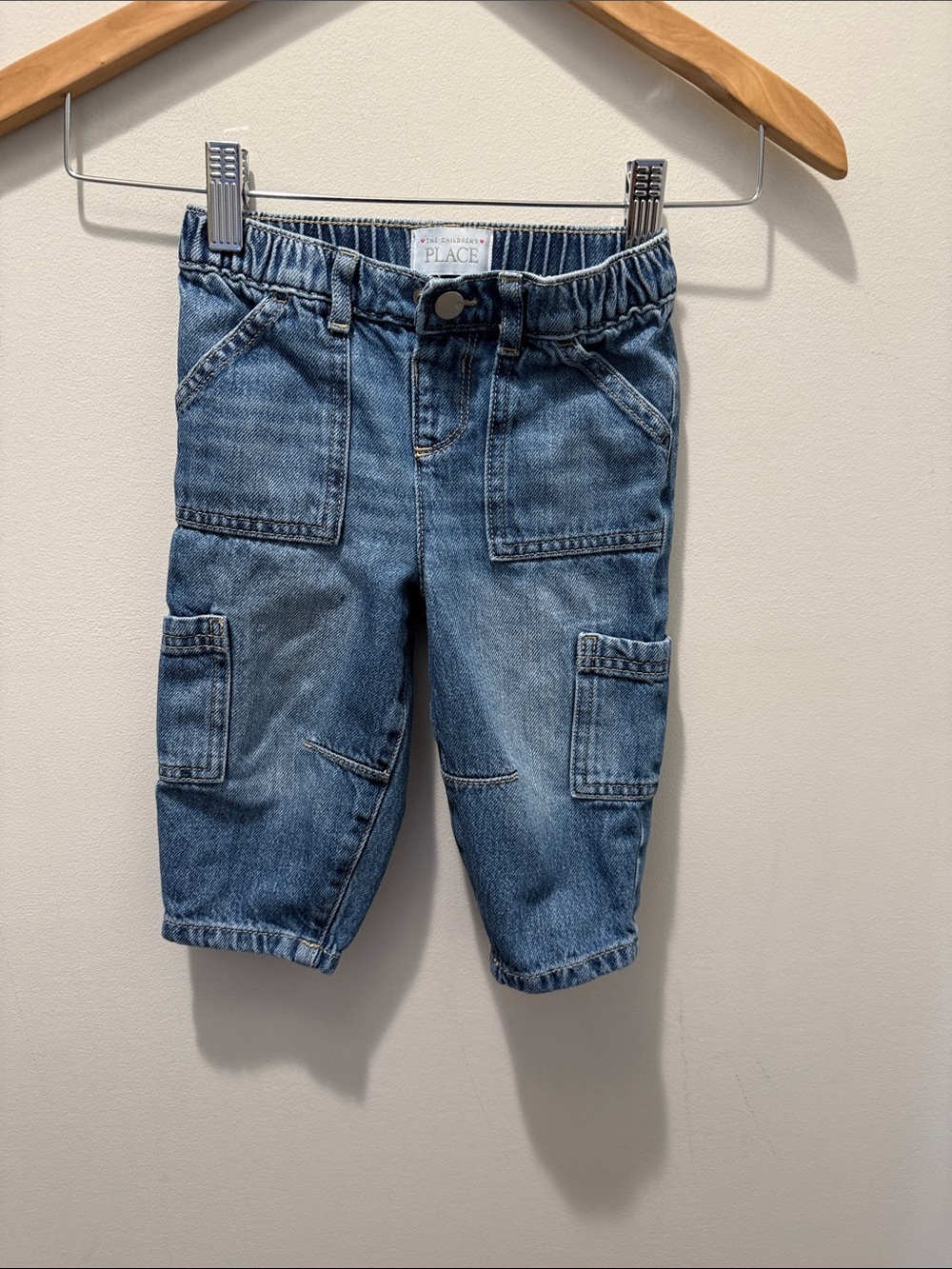 The children’s place barrel style jeans in 2T